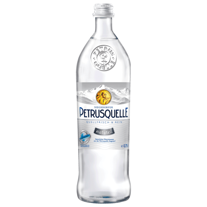 Siegsdorfer Petrusquelle Mineralwasser naturell 0,75l